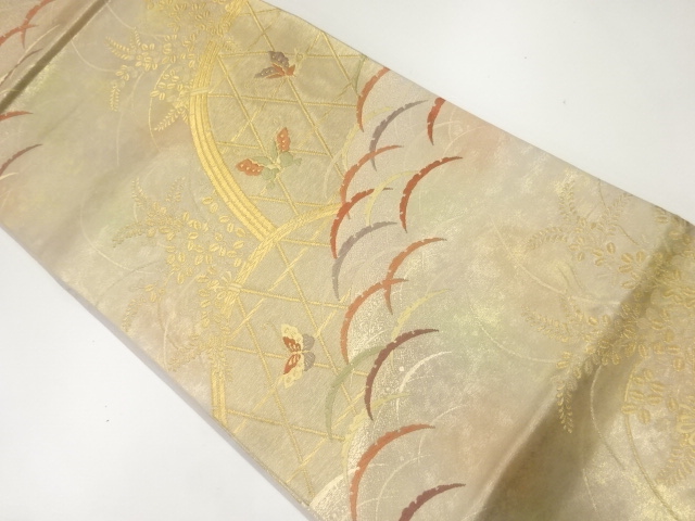JAPANESE FUKURO OBI / WOVEN BUTTERFLY